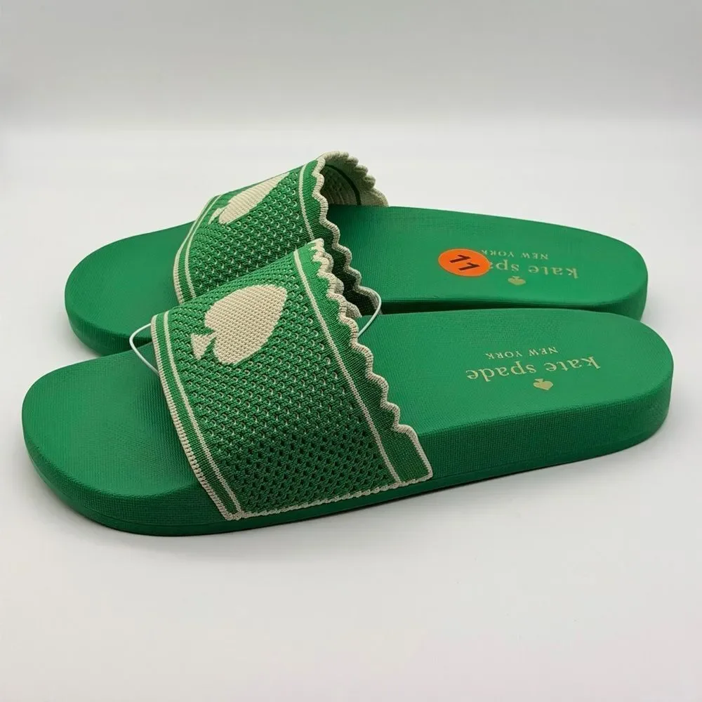 NWT Kate Spade La Jolla Green Sandals Size 11B